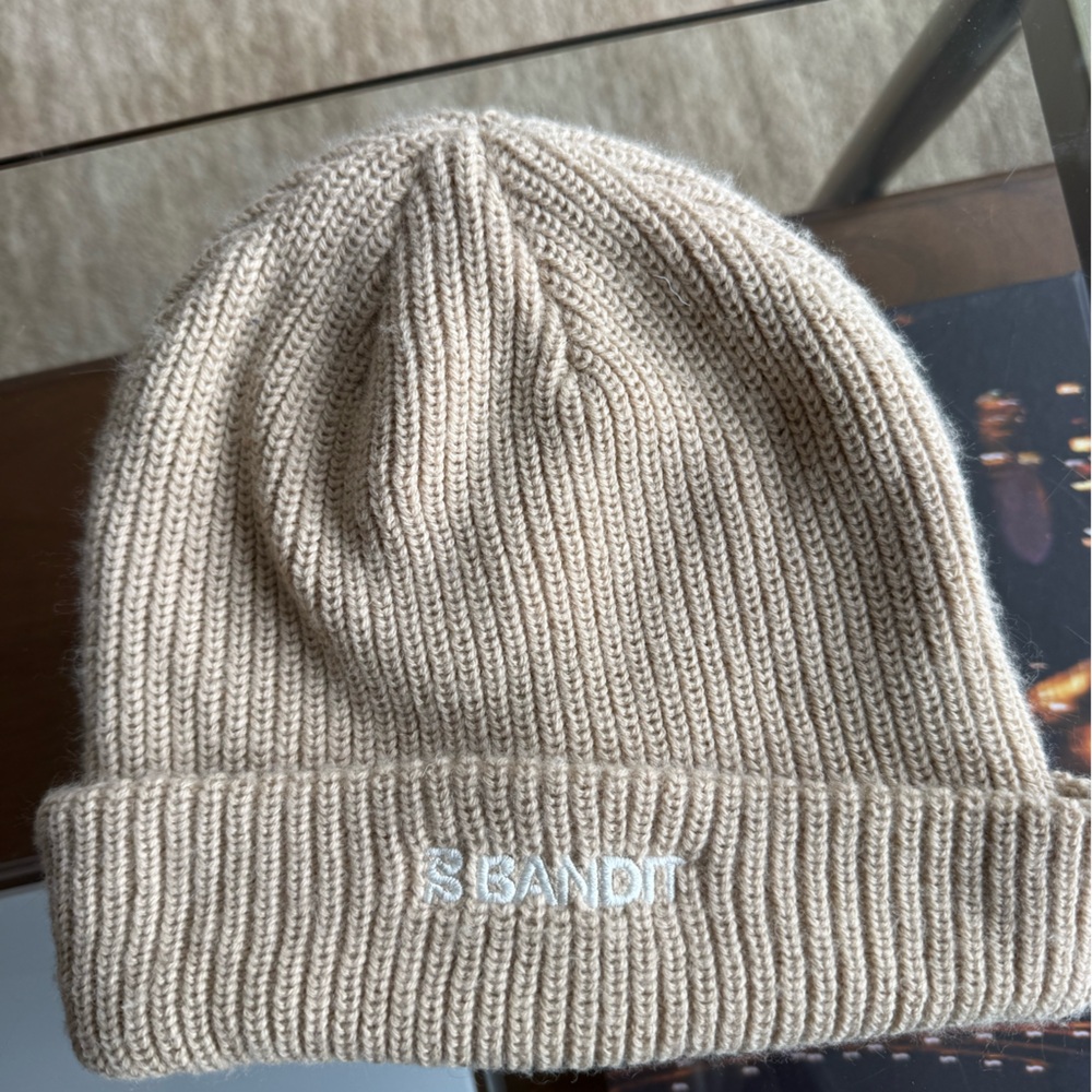 Bandit Cream Beanie